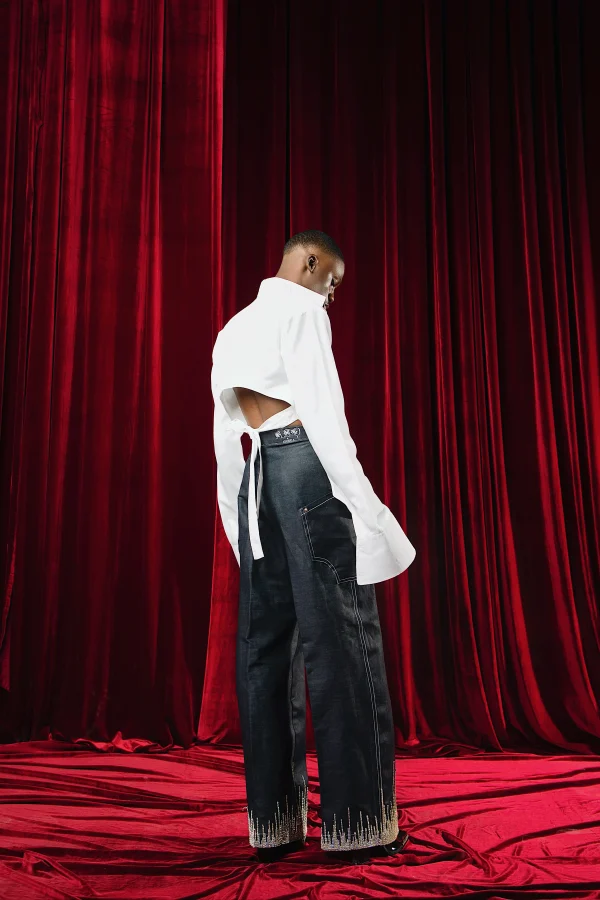 THE DROOP BEJEWELLED PANTS